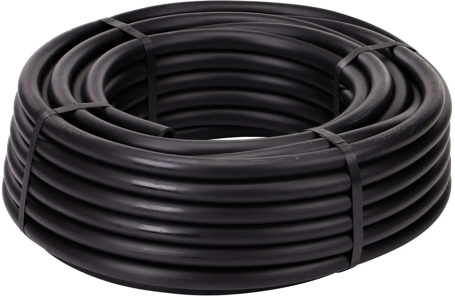 The 1/2 inch IPS Flex Pipe vinyl tubing comes in a 100 foot coil and has 0.546 in. ID X 0.840 in. OD