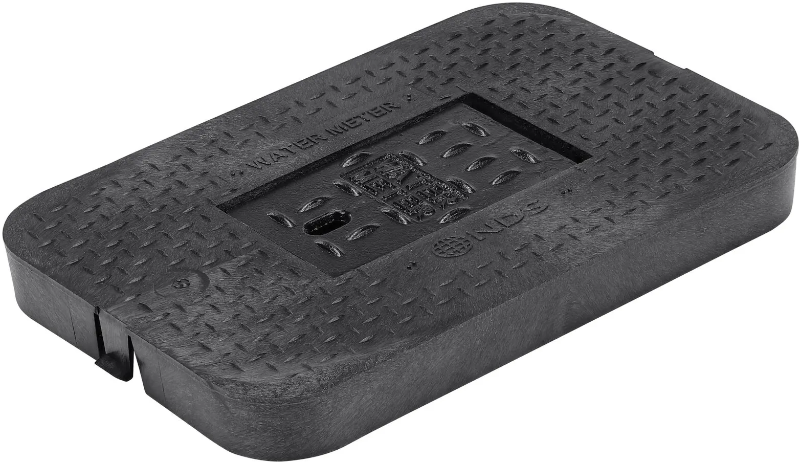 14 in. X 19 in. Rectangular D1200 Meter Box Drop-in Cover, Black Water ...