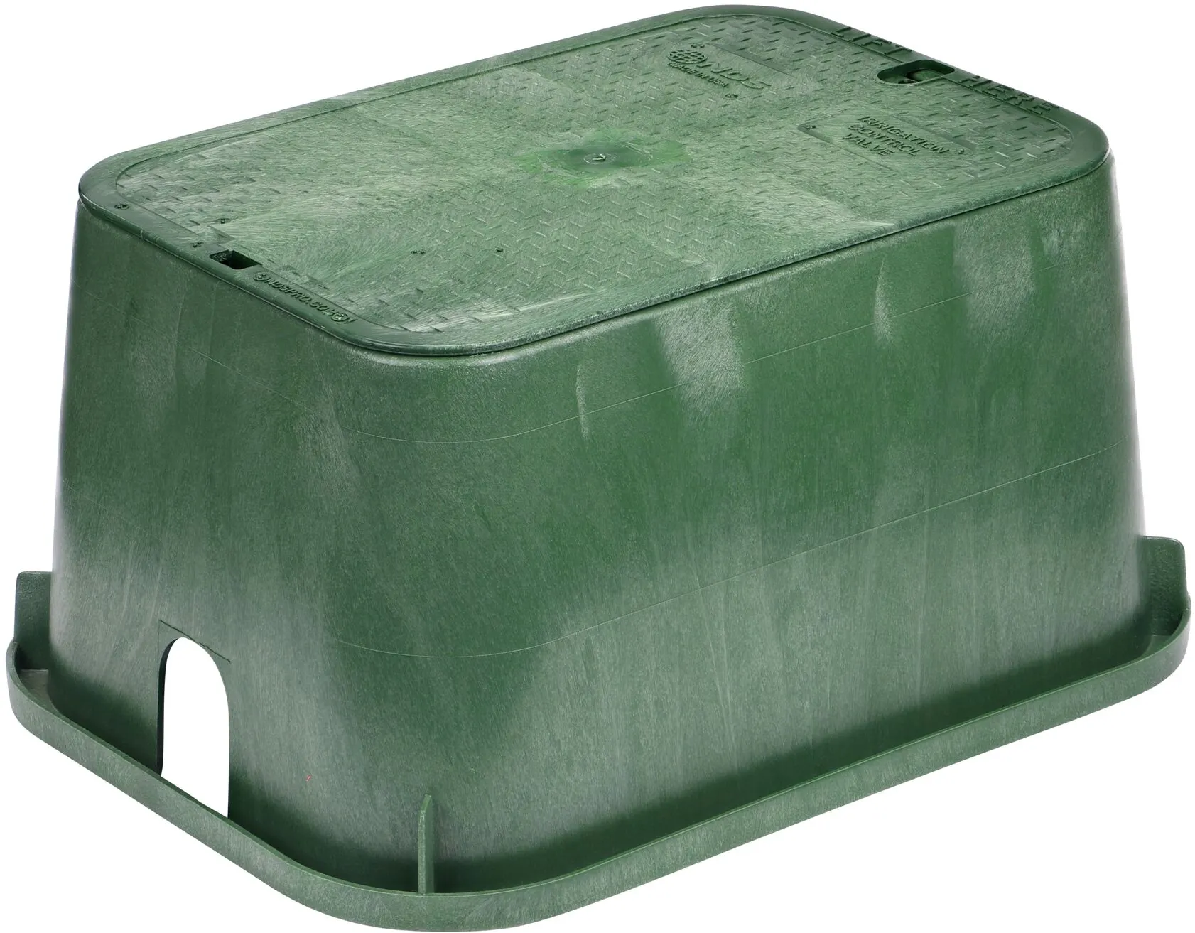 13 in. X 20 in. Rectangular Standard Series Jumbo Valve Box and