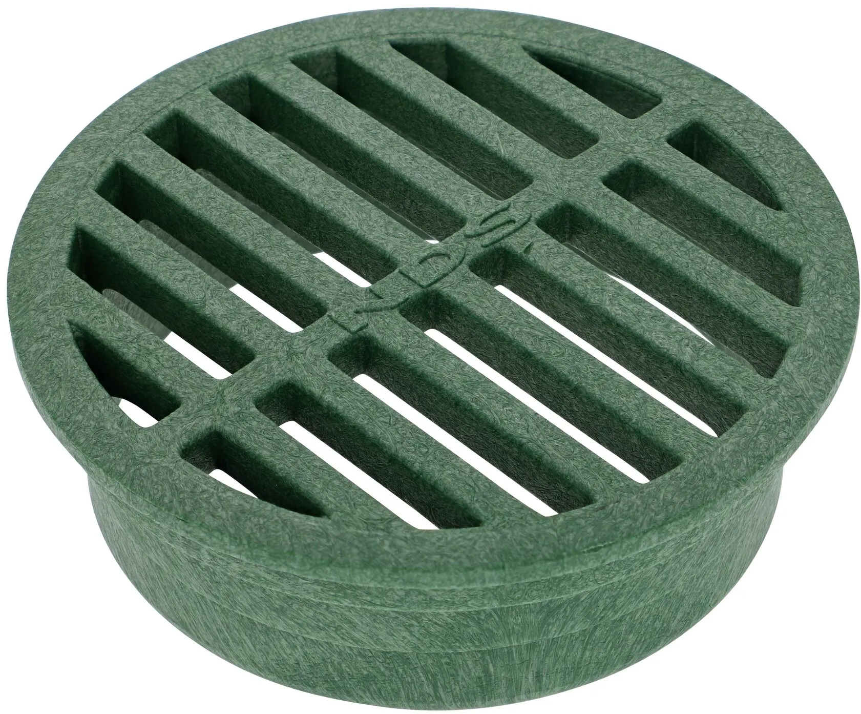NDS 4 in. Round Grate, made of green plastic (NDS 13*, NDS 13)