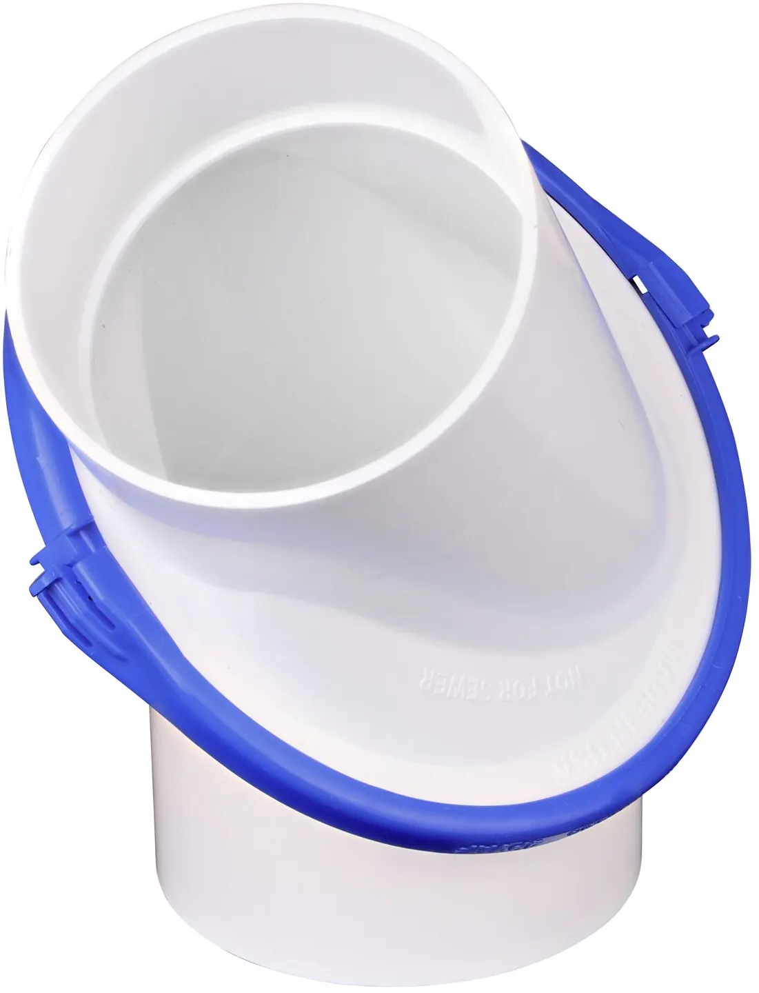 NDS PVC Variable-Angled elbow allows for zero to 90 degree variance and connects 4 in. Sewer and Drain pipes, Hub X Hub connection (NDS 4PVAF)