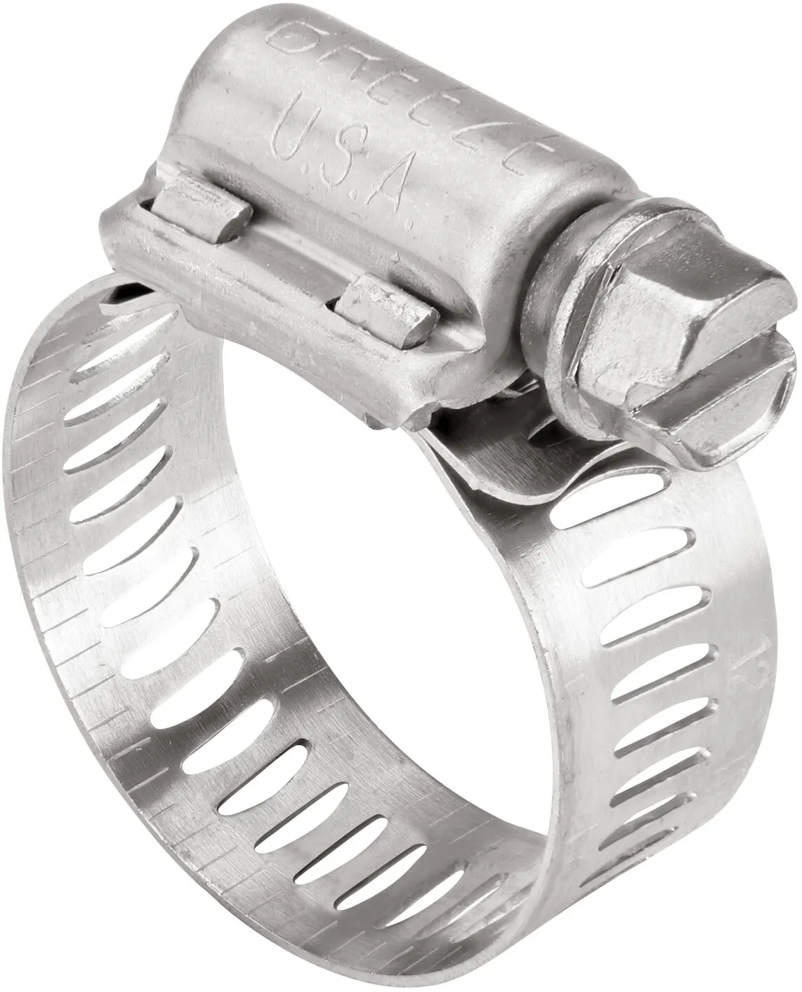 Use the NDS SAE 12 Worm Drive Hose Clamp with Aero Seal 1/2 in. band width (NDS 64012H) to form a secure connection in an industrial application between two pliable hoses or pipes