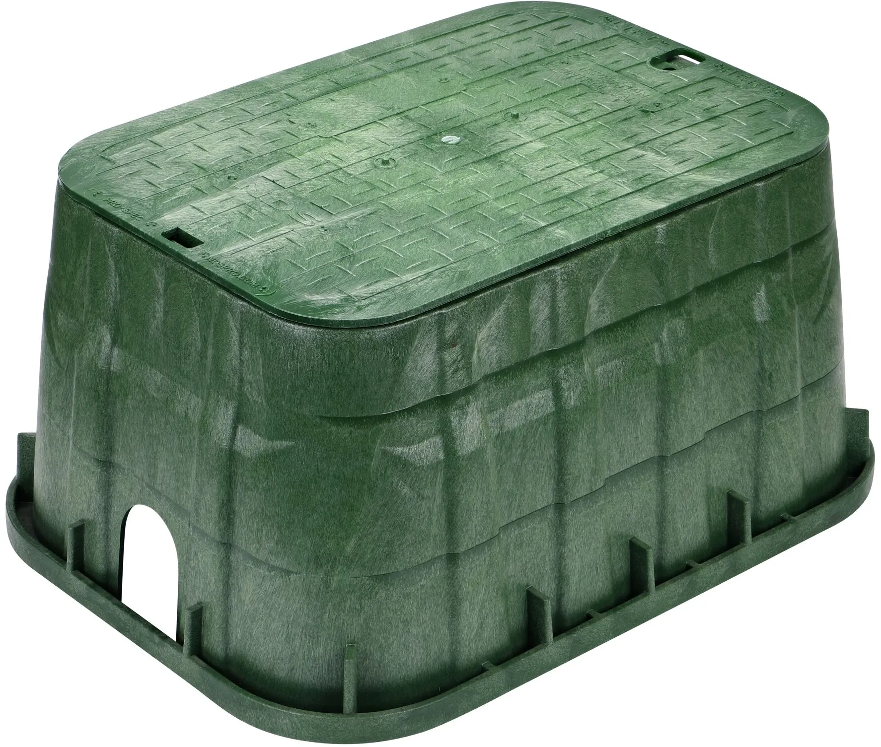 13 in. X 20 in. Rectangular Pro-Spec® Series Jumbo Valve Box and Cover ...