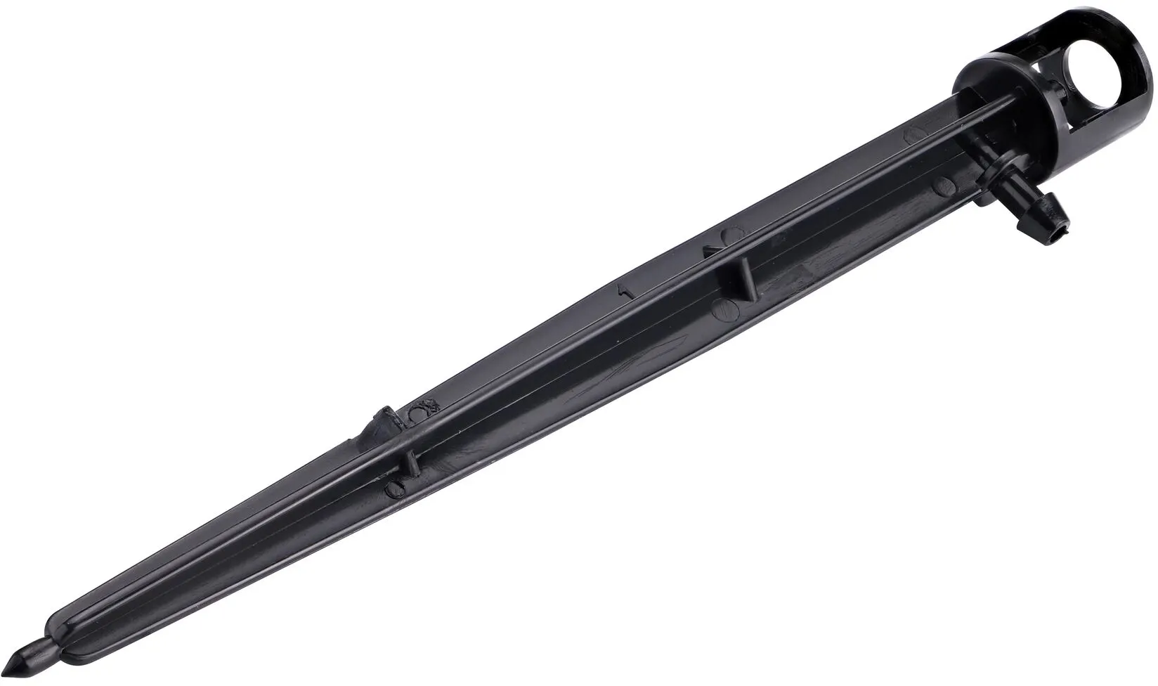 NDS 6 in. Stake with 1/4 in. Barbed Side Inlet and 10-32 Threaded Top Outlet (NDS S 5)