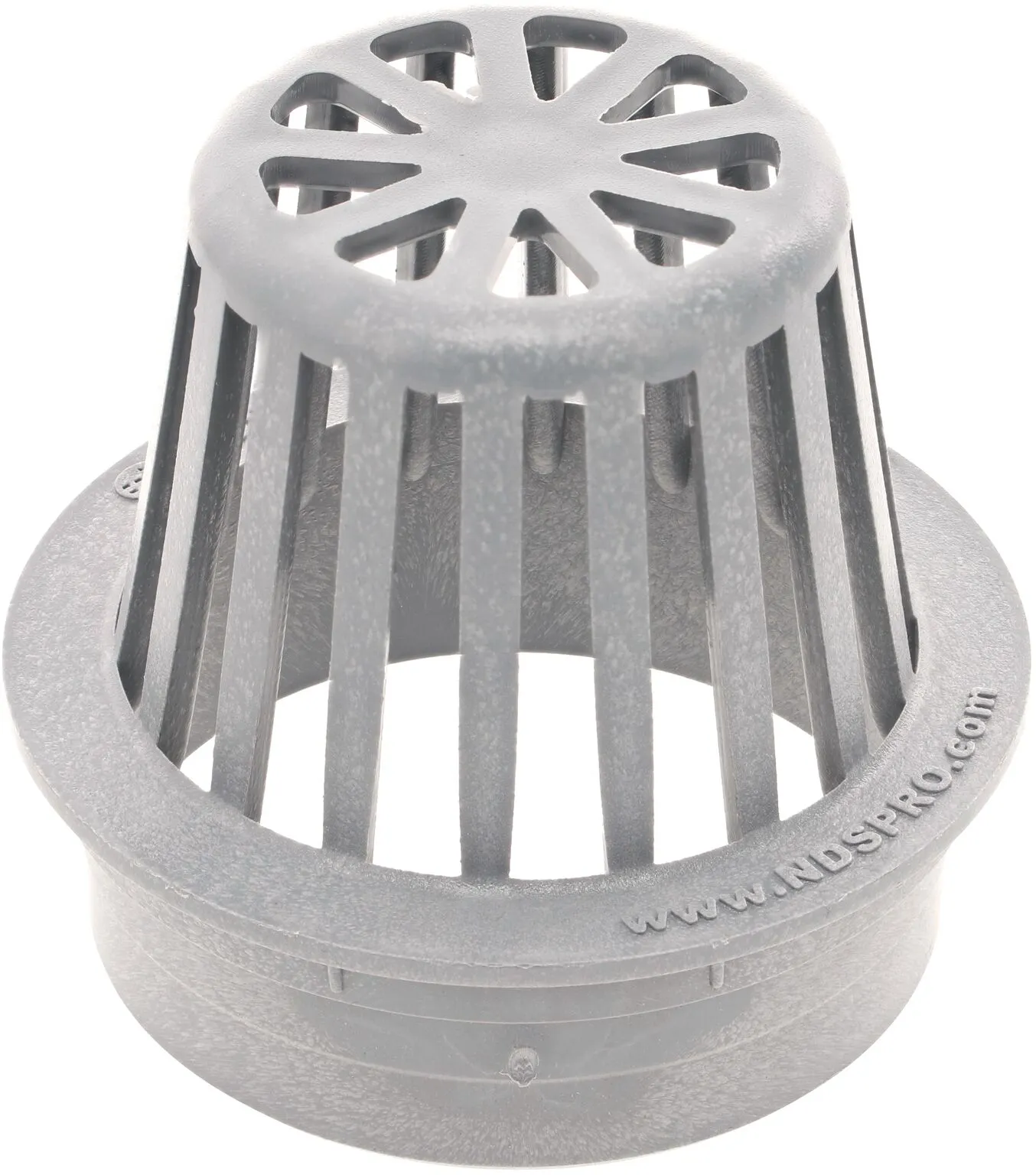 4 in. Atrium Grate, Connects to 4 in. Drain Pipes and Fittings, Gray ...